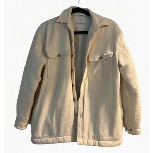 TNA Cream Sherpa-Lined Jacket